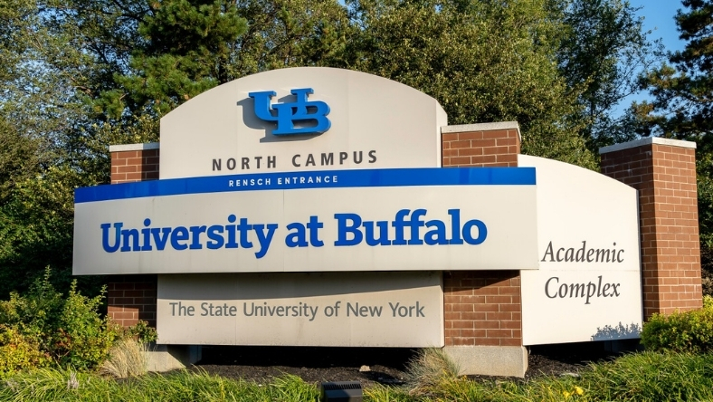 University at Buffalo North Campus entrance sign